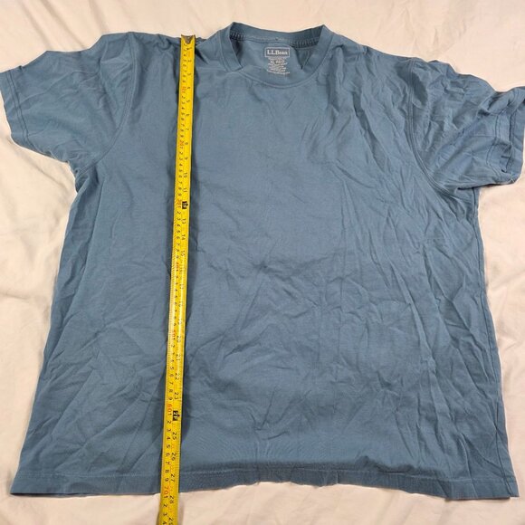 L.L.Bean Mens XL Blue Traditional Fit Shirt Casual Crewneck Outdoors Comfort - Picture 7 of 8